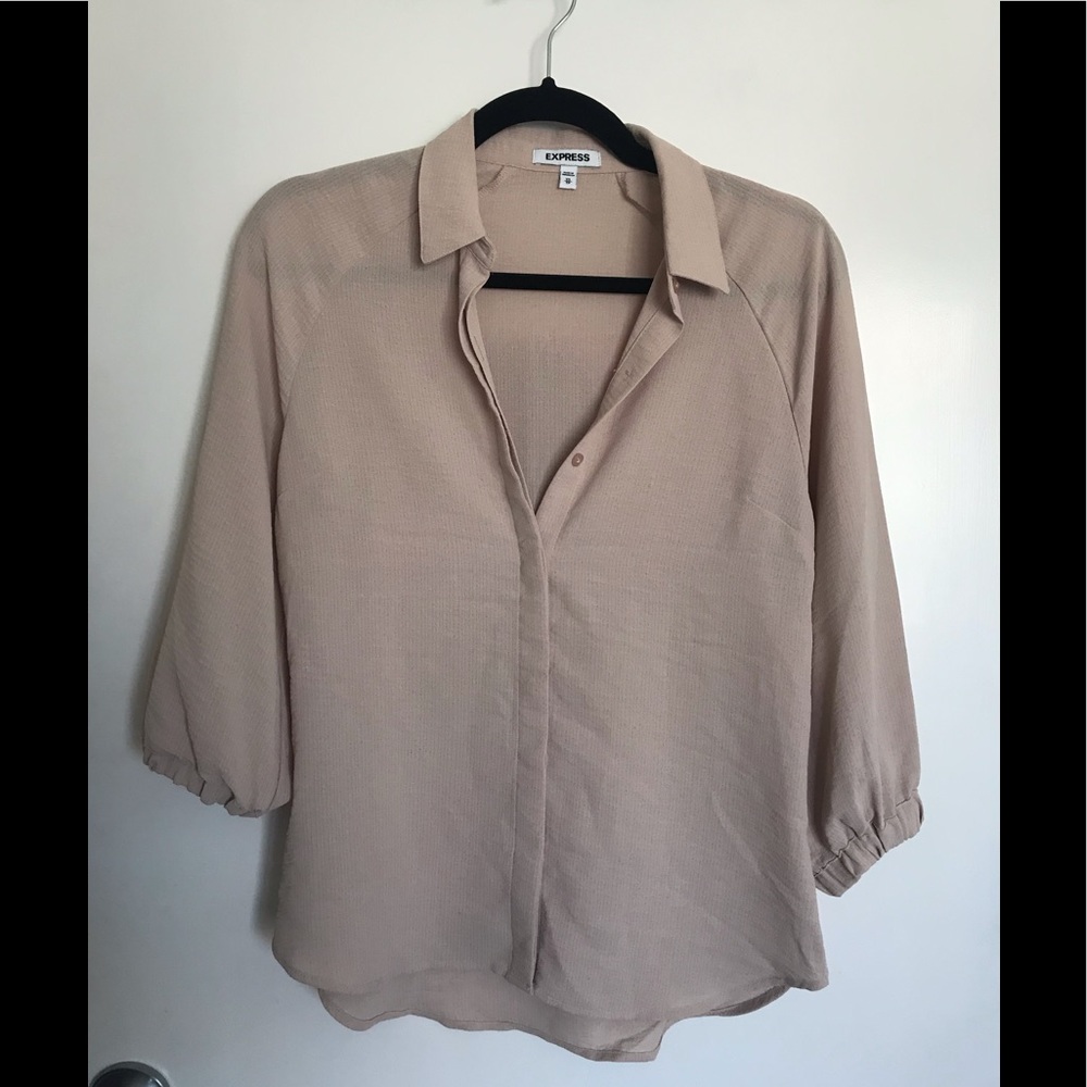 Express button-up blouse